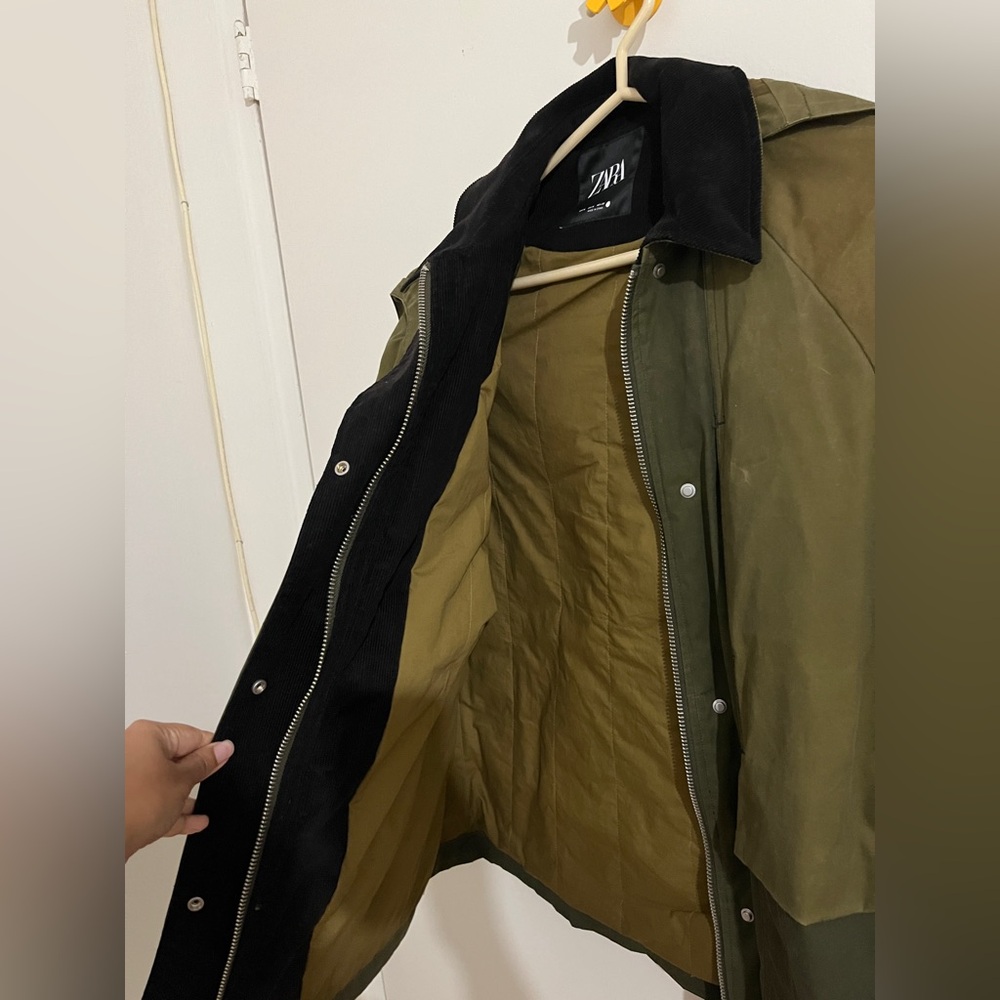 Zara Women’s Waxed Coat - Picture 6 of 8